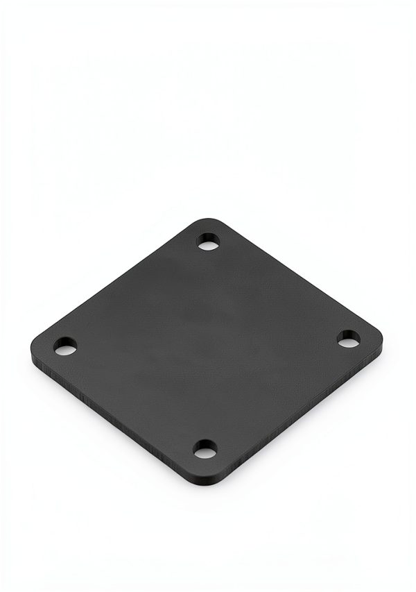Rocaris Steel Square Base Plate 4x4 Inch A36 Hot Rolled Steel 4 Pack-1