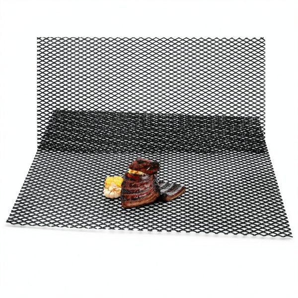 Expanded Metal Sheet Black 48 x 36 in Heavy Duty Steel by Gisafai-2