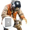 SnowTing 4x4" Steel Base Plate 5.8mm Thick Pre‑Drilled 3/4" Bolt Hole-5