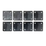 Bobco Metals 6x6 Hot Rolled Steel Base Plate 1/4 Inch Thick Pack of 4-0