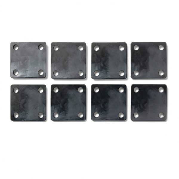 Bobco Metals 6x6 Hot Rolled Steel Base Plate 1/4 Inch Thick Pack of 4-0