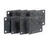 Bobco Metals 6x6 Hot Rolled Steel Base Plate 1/4 Inch Thick Pack of 4-1