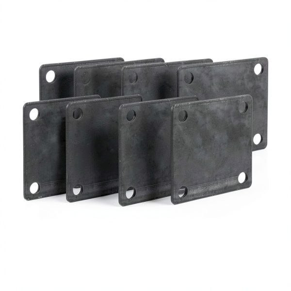 Bobco Metals 6x6 Hot Rolled Steel Base Plate 1/4 Inch Thick Pack of 4-1