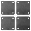 Rocaris Steel Square Base Plate 4x4 Inch A36 Hot Rolled Steel 4 Pack-0