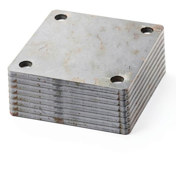 WRINGKIT Steel Plate 4x4 Inch Square Sheet – A36 Hot Rolled Mild-3