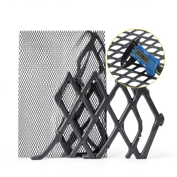Expanded Metal Sheet Black 48 x 36 in Heavy Duty Steel by Gisafai-1