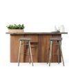Blulu Rustic Corrugated Metal Wall Panels 6-Pack 26x36 Inch Rusted-3