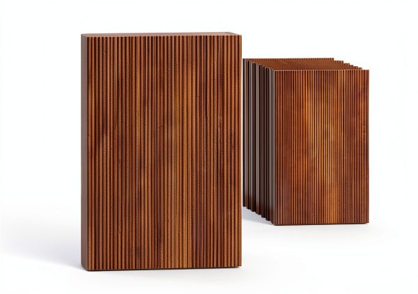 Blulu Rustic Corrugated Metal Wall Panels 6-Pack 26x36 Inch Rusted-1
