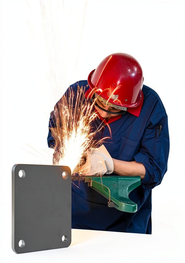 Rocaris Steel Square Base Plate 4x4 Inch A36 Hot Rolled Steel 4 Pack-3