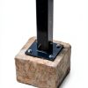 Rocaris Steel Square Base Plate 4x4 Inch A36 Hot Rolled Steel 4 Pack-4