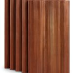 Blulu Rustic Corrugated Metal Wall Panels 6-Pack 26x36 Inch Rusted-0
