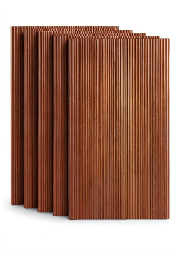 Blulu Rustic Corrugated Metal Wall Panels 6-Pack 26x36 Inch Rusted-0