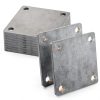 WRINGKIT Steel Plate 4x4 Inch Square Sheet – A36 Hot Rolled Mild-0