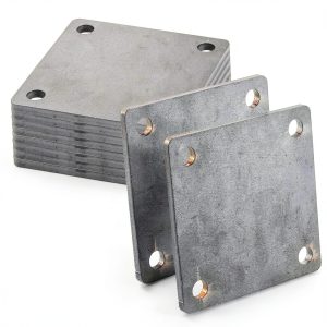 WRINGKIT Steel Plate 4x4 Inch Square Sheet – A36 Hot Rolled Mild-0