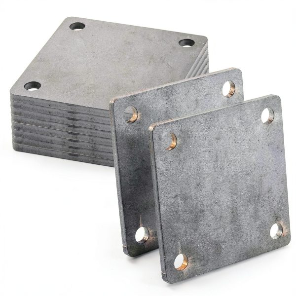 WRINGKIT Steel Plate 4x4 Inch Square Sheet – A36 Hot Rolled Mild-0