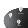 Round Steel Plate SALUINOKI Heavy Duty Weldable 1/4in x 3in Diameter-3