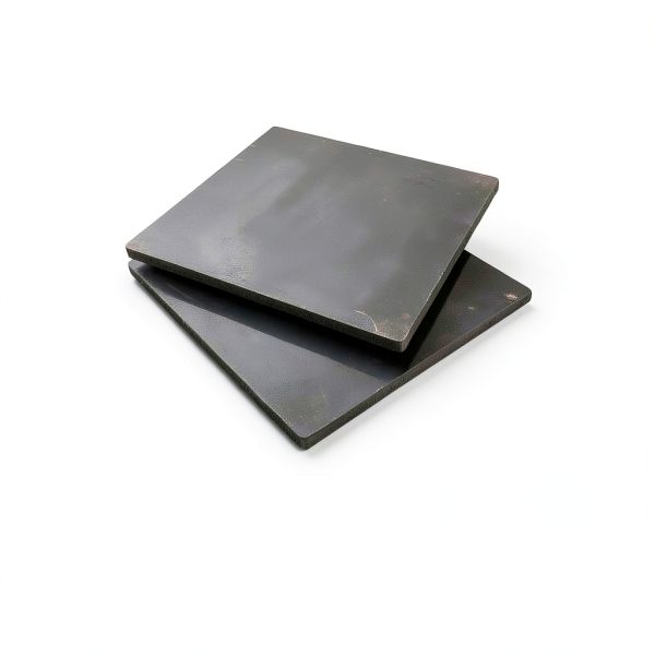 YLJNGUS A36 Steel Plate 2pcs 8x8x0.12in Rustproof Rolled Steel Sheet-3