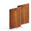 Blulu Rustic Corrugated Metal Wall Panels 6-Pack 26x36 Inch Rusted-6