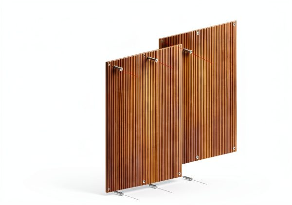 Blulu Rustic Corrugated Metal Wall Panels 6-Pack 26x36 Inch Rusted-6