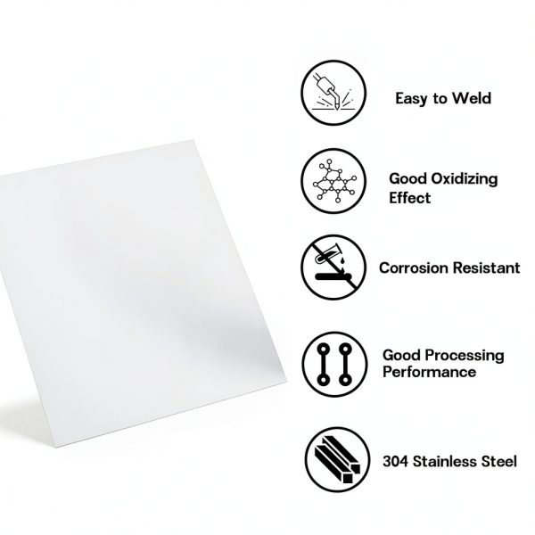 304 Stainless Steel Sheet 12x12x1/8 YLJNGUS Shim Stock Film-4