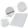 Hicarer 4 Pcs Mild Steel Sheet Cold Rolled 18 Gauge Metal Plate Weldable Metal Sheets for Professional Industrial DIY Use, Clean Surface Easy to Weld (9" X 12")-2