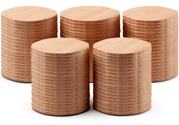 Beech Wood Biscuit Plate Joiner Kit, 100 Piece Wood Biscuits, Number 0, 10, 20 Wood Joining Biscuits (0#)-5