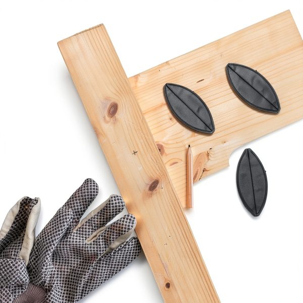 WEBEEDY 100 Pcs Biscuit Joiners for Woodworking, Black-3